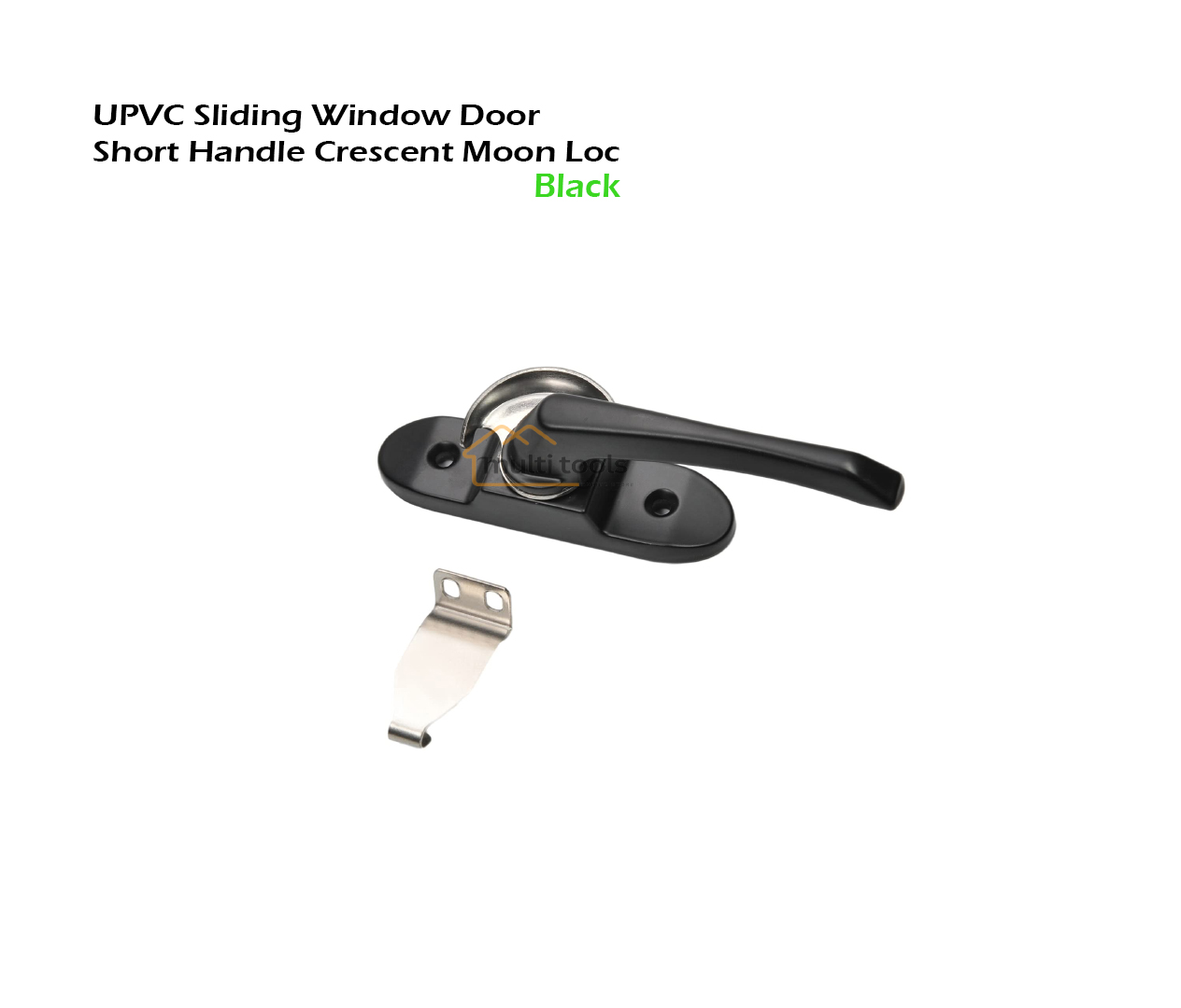Upvc Sliding Window Door Short Handle Crescent Moon Loc Black